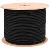vidaXL Liny bungee 8 mm Czarny PP i guma