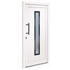 vidaXL Drzwi wejściowe, białe, 98x208 cm, PVC