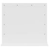 vidaXL Lustro toaletowe Prostokątny Z lustrem Biały 60 x 55 x 18 cm