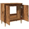 vidaXL Szafka pod umywalkę, stare drewno, 58x33x60 cm