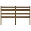 vidaXL Wezgłowie łóżka, miodowy brąz 166x4x100 cm, lite drewno sosnowe