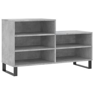 vidaXL Szafka na buty, szarość betonu, 102x36x60 cm