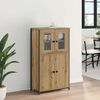 vidaXL Highboard Dąb rzemieślniczy 62 x 32 x 106,5 cm