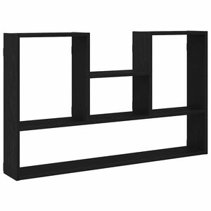 vidaXL Półka ścienna, czarny dąb, 99x15x60 cm, materiał drewnopochodny