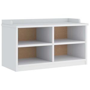 vidaXL Ławka do przedpokoju "SANDNES" 87x40x50 cm Drewno lite Sosna