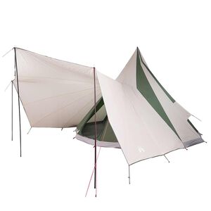 vidaXL Namiot Tipi z dachem Zielony 510 x 690 x 330 cm tafta