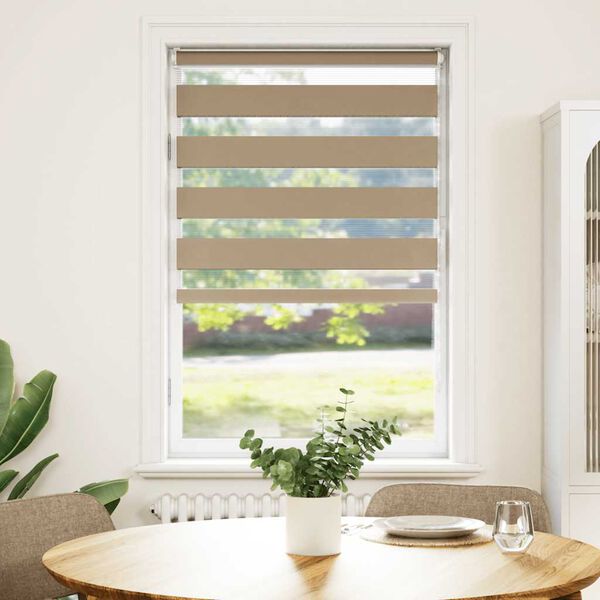 vidaXL Roleta zebra, 75x150 cm, szerokość tkaniny 70,9 cm, poliester