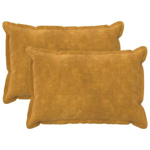 vidaXL Poszewka na poduszkę 2 pcs HOUTEN ż&oacute;łty 30 x 50 cm