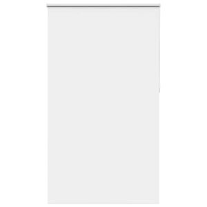 vidaXL Roleta zaciemniająca biała 120x210 cm Szerokość tkaniny 116,6cm