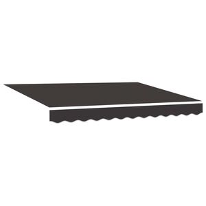 vidaXL Materiał zapasowy do markizy antracytowy 235 x 195 cm Poliester