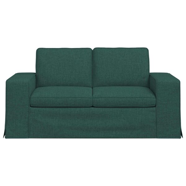 vidaXL Sofa Ciemna zieleń