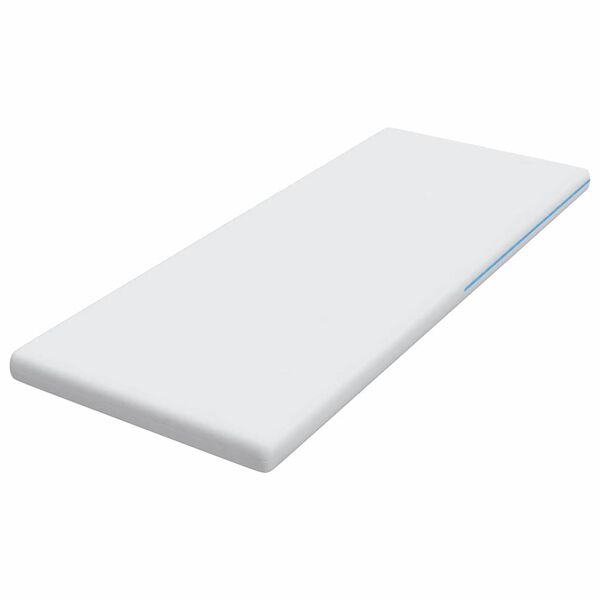 vidaXL Nakładka na materac Biały 80 x 200 cm Tkanina żakardowa