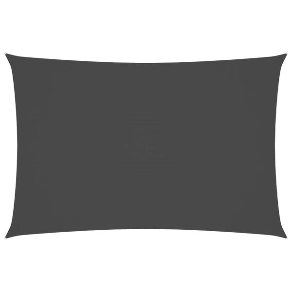 vidaXL Prostokątny żagiel ogrodowy z tkaniny oxford, 2x4 m, antracyt