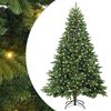 vidaXL Sztuczna choinka z 300 diodami LED Zielony 210 cm PE i PVC