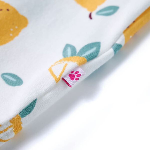 Koszulka dziecięca z wiązaniem, ecru, 104