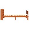 vidaXL Ramka ł&oacute;żka Z zagł&oacute;wkiem 2 pcs Woskowy Brąz Lite drewno sosnowe