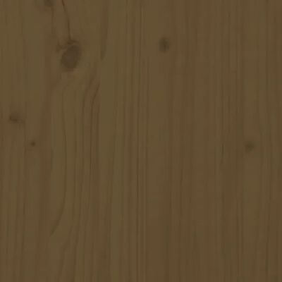 vidaXL 7-cz. zestaw mebli barowych, miodowy brąz, lite drewno sosnowe