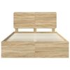 vidaXL Ramka ł&oacute;żka Sonoma 160 x 200 cm Lite drewno sosnowe