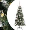 vidaXL Sztuczna choinka zielony 120 cm PVC, plastik i stal