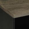 vidaXL Szafka pod telewizor, czarna, 80x33x46 cm, lite drewno mango