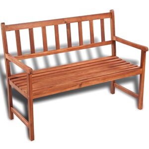 vidaXL Ławka ogrodowa, 120 cm, lite drewno akacjowe