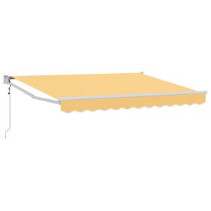 vidaXL Markiza wysuwana piaskowy 4 &times; 3 m Poliester i Metal
