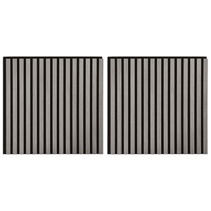vidaXL Panele ścienne 2 szt. 60,5 x 60 cm Szary