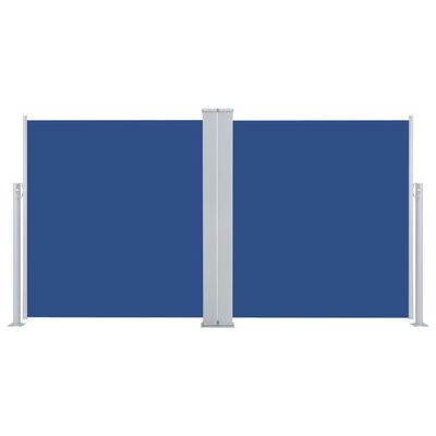 vidaXL Zwijana markiza boczna, niebieska, 160 x 600 cm