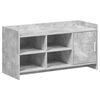vidaXL Szafka na buty z drzwiami Betonowy szary 100 x 39,5 x 51 cm
