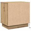 vidaXL Szafka Nocna 2 pcs Dąb rzemieślniczy 50 x 34,5 x 50 cm