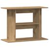 vidaXL Stojak pod akwarium Artisan Oak 80x35x60 cm Drewno konstrukcyjne