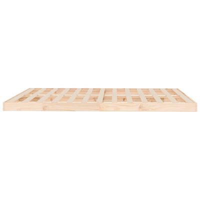 vidaXL Rama łóżka, 150x200 cm, lite drewno sosnowe