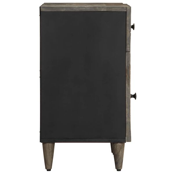 vidaXL Szafka nocna Jasnoszara 50x33x60 cm Drewno lite Mango