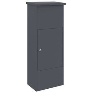 vidaXL Skrzynka na przesyłki Antracyt 44,5 x 29 x 110,5 cm Stal