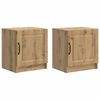 vidaXL Szafka Nocna 2 pcs Dąb artisan 43 x 34,5 x 47 cm