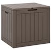 vidaXL Skrzynia ogrodowa, szara, 55,5x43x53 cm, polipropylen