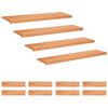 vidaXL Nakładki na schody 12 szt. 120 x 25 x 2 cm Lakier Drewno bukowe