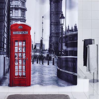 RIDDER Zasłona prysznicowa London, 180 x 200 cm