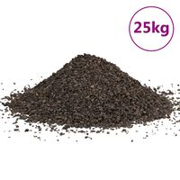vidaXL Żwirek bazaltowy, 25 kg, czarny, 1-3 mm