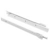 vidaXL Prowadnica szuflady 2 szt. Biały 300 mm Stal