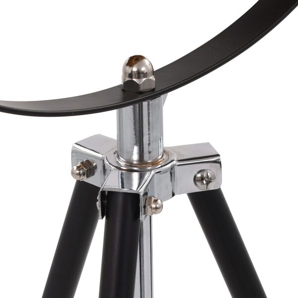 vidaXL Lampa stojąca, E27, czarno-złota, 51 cm