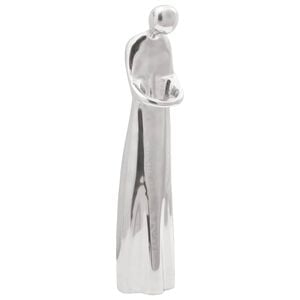 vidaXL Rzeźba srebrny 10 x 16 x 49 cm Aluminium