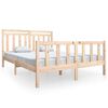 vidaXL Ramy ł&oacute;żek naturalny 160 x 200 cm Solid Pine Wood