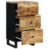 vidaXL Szafka z 3 szufladami, 40x33,5x75 cm, lite drewno mango