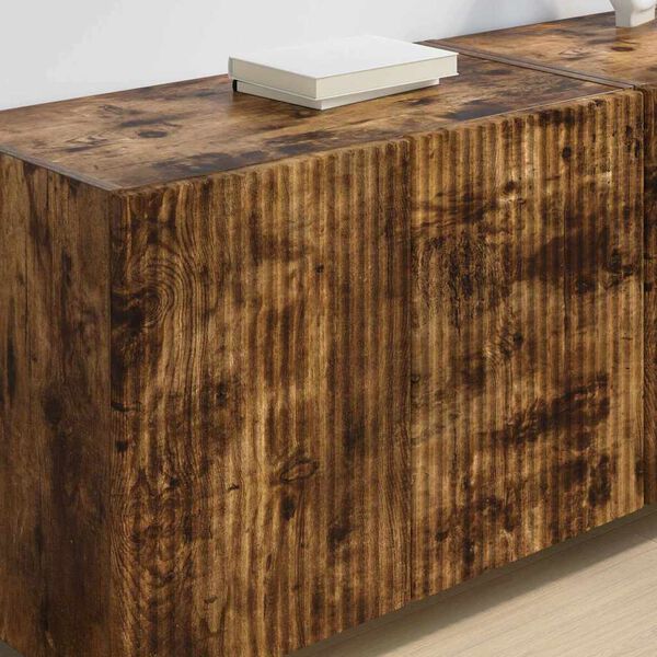 vidaXL Szafka pod telewizor Dąb wędzony 59,5 x 31 x 40 cm