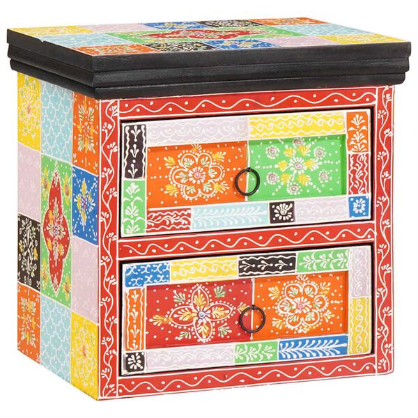 vidaXL Szafka Nocna z szufladą 2 pcs Wielokolorowe 40 x 30 x 40 cm
