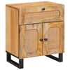 vidaXL Szafka Nocna Naturalny 50 x 33 x 60 cm Drewno z mango