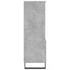 vidaXL Wysoka szafka, szarość betonu,40x36x110cm,drewnopochodny