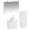 vidaXL Zestaw mebli łazienkowych 4 pcs Biały