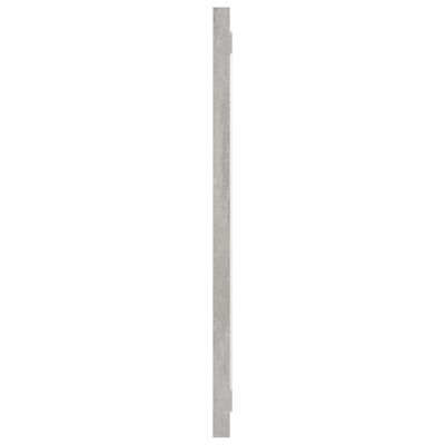 vidaXL Lustro łazienkowe, szarość betonu, 100x1,5x37 cm, płyta wiórowa